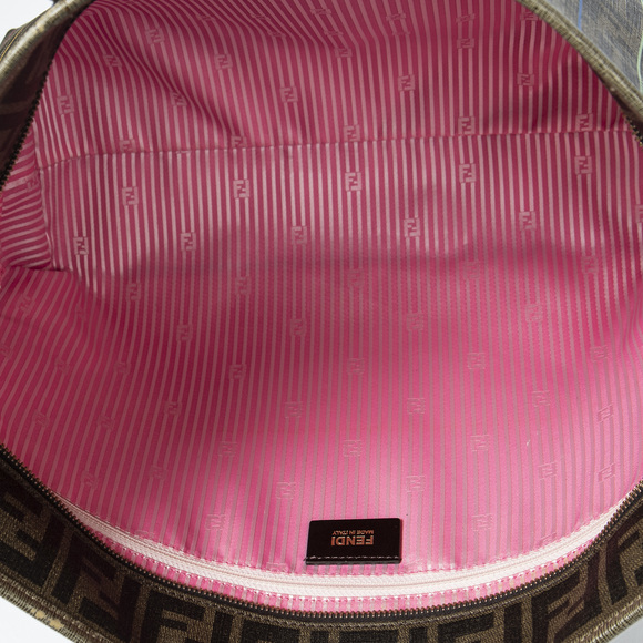 Fendi Spalmati Striped Roll Tote - Picture 4 of 8